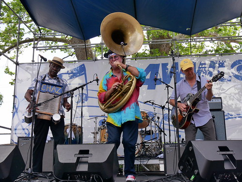Tin Men at French Quarter Fest 2022. Photo by Louis Crispino.