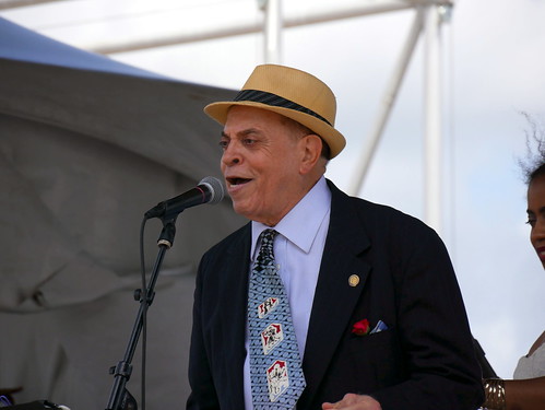 Deacon John Moore at French Quarter Fest 2022. Photo by Louis Crispino.