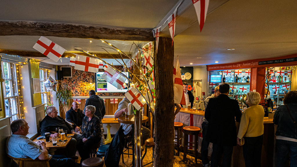 St Georges Day at The Old Town Bar - Stevenage (OM1 & Leica Summilux 10-25mm f1.7 Zoom Lens)
