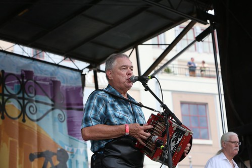 Bruce Daigrepont at French Quarter Fest 2022. Photo by Michele Goldfarb.