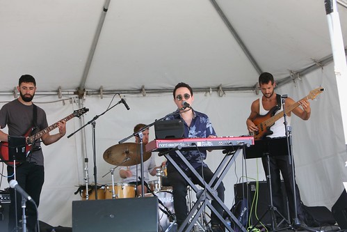 Songs for Junior Rangers featuring Sam Kuslan at French Quarter Fest 2022. Photo by Michele Goldfarb.