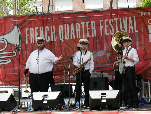 Red Hot Brass Band at French Quarter Fest 2022. Photo by Louis Crispino.