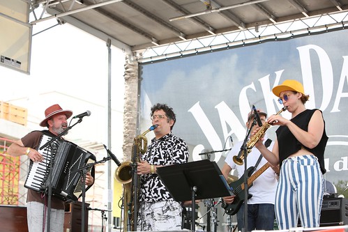 New Orleans Klezmer All-Stars at French Quarter Fest 2022. Photo by Michele Goldfarb.