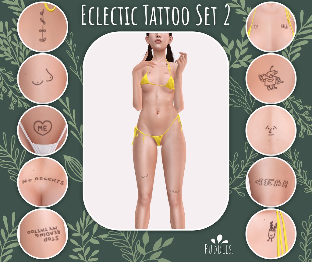 Eclectic Tattoo Set. V2