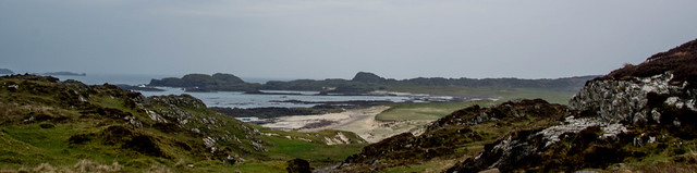 The route to St Columba's Bay