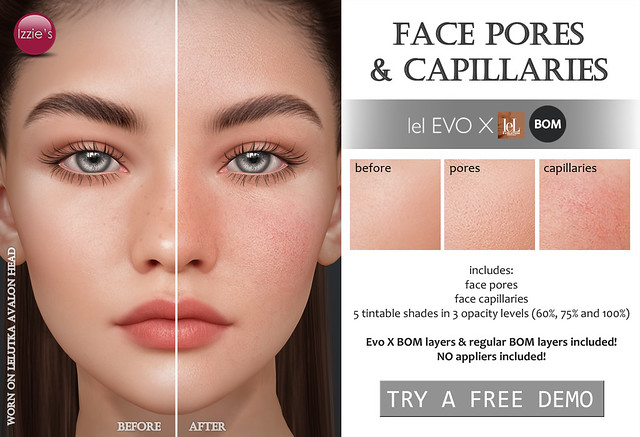 Face Pores & Capillaries for The Fifty