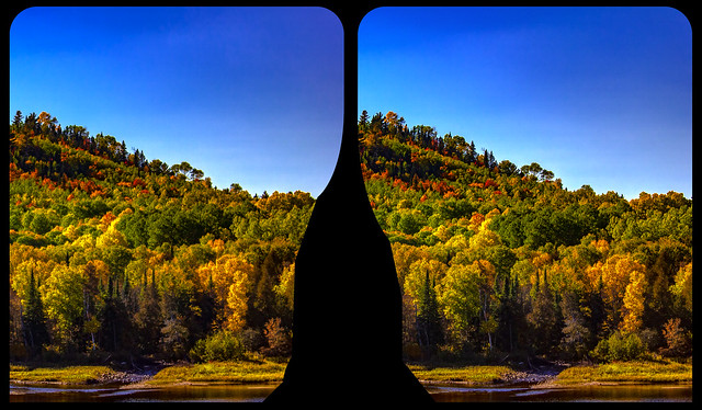 Ontario in fall 3-D / CrossView / Stereoscopy