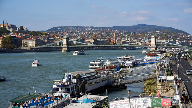 Danube river in Budapest