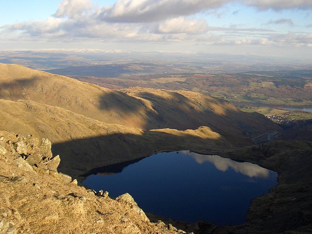 Levers Water and Coniston Fells, Cumbria