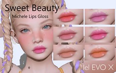 99L Sweet Beauty - Michele Lips Gloss for Lelutka EVOX
