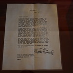 Letter from Walt Disney Walt Disney Hometown Museum, Marceline, Missouri