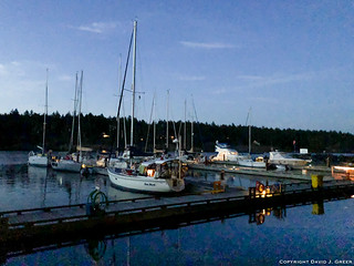 Sunset on the Docks at Scott Point