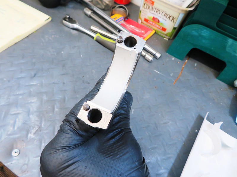 New Bearing Shell Installed In Connecting Rod
