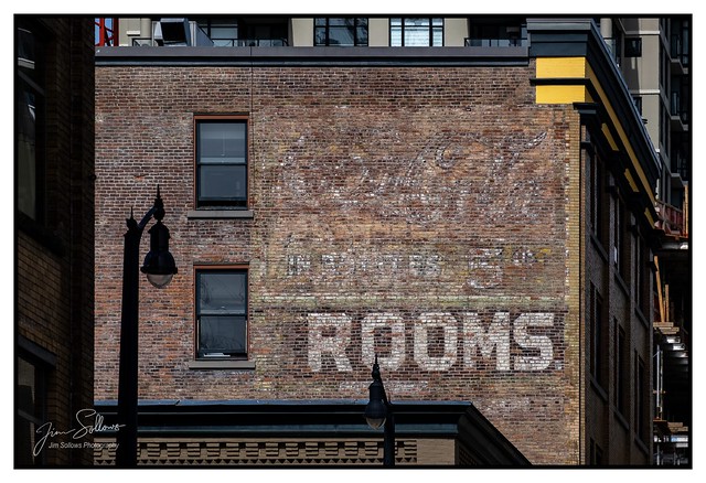 Ghost Sign - Coca Cola in Bottles 5 cents