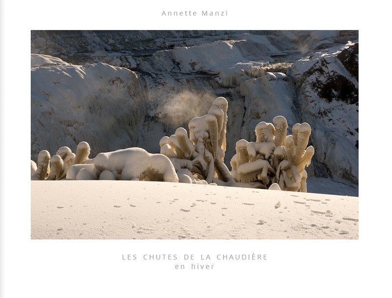 « Les chutes de La Chaudière en hiver » - Livres photo - Annette Manzi - Société des photographes artisans de Québec - 4e - 78,67