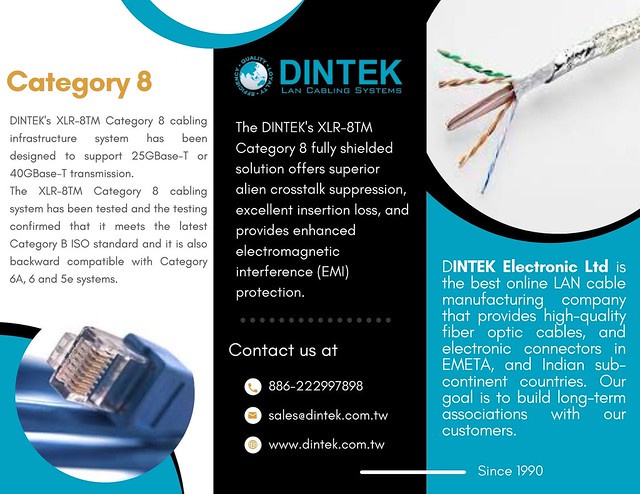 DINTEK XLR-8 TM Category 8 Solution