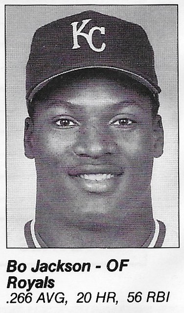 1989 All-Star Program Inserts - Jackson, Bo