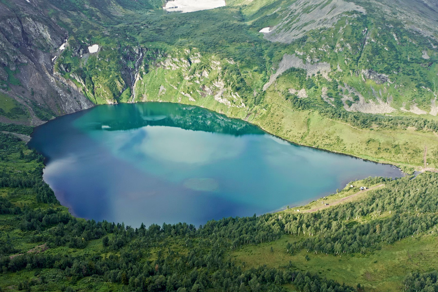 Первое озеро, вид с воздуха