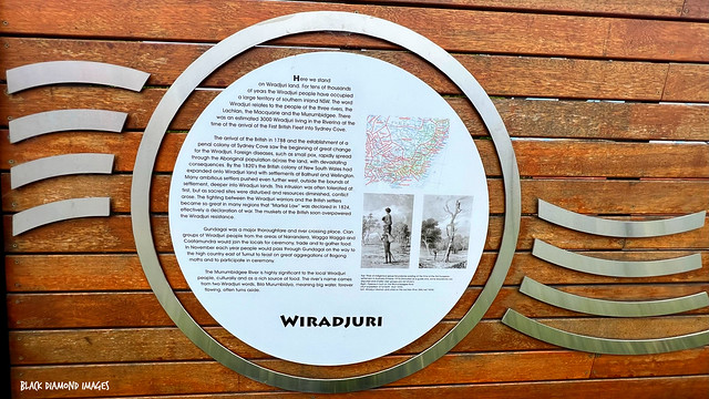 Wiradjuri - Interpretive Sign, Gundagai, Riverina, NSW