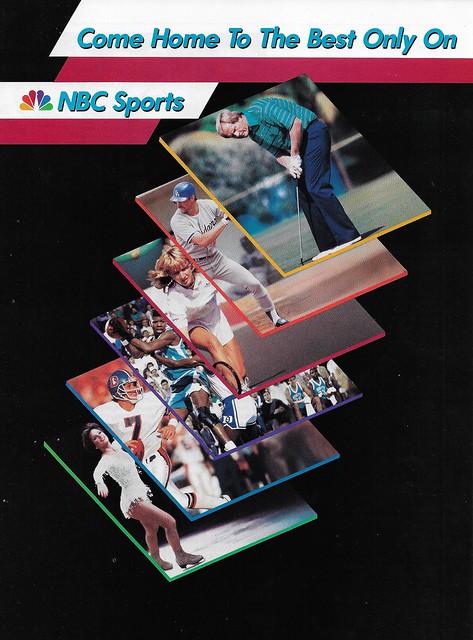 1989 All-Star Program NBC Sports Ad (Jack Nicklaus-Steffi Graf-Kirk Gibson-John Elway)