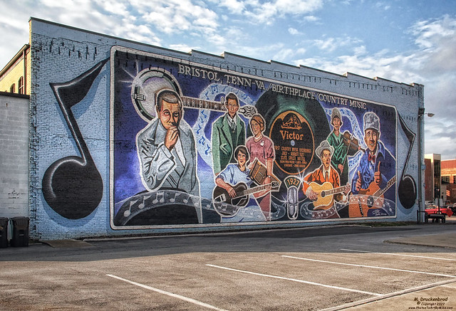 Birthplace of Country Music Mural, Bristol Tennessee