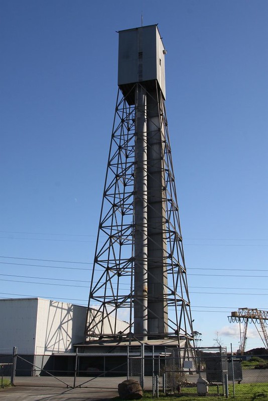 Ballantine Ammunition shot tower in the industrial back blocks of Laverton North