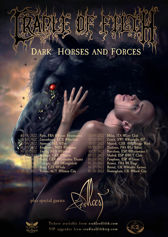 Cradle of Filth Announce UK/EU Tour
