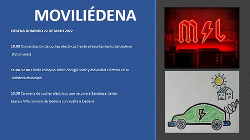 MoviLiédena, concentración de VE en Liedena (Navarra)