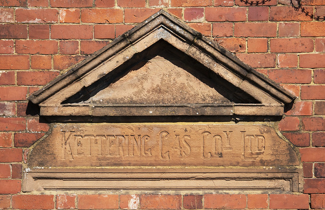 The Kettering Gas Company Limited Carved Stone Sign