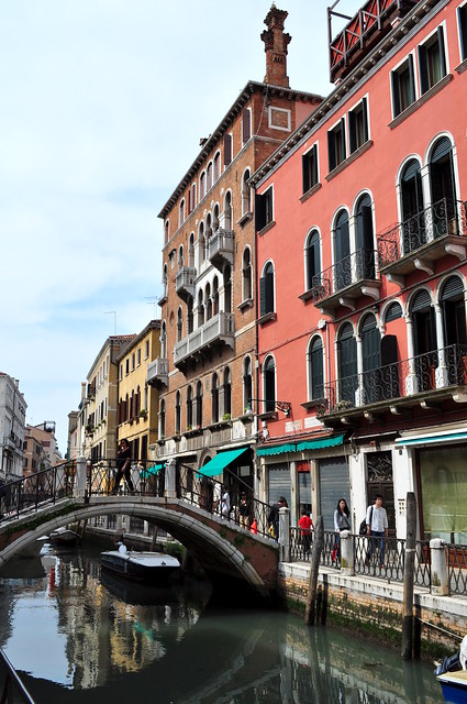 Au long du canal di San Giacomo dell'Orio, Sestiere di San Polo, Venise, Vénétie, Italie.