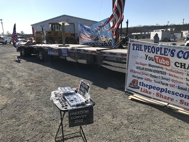 Freedom Convoy 2022 jewelry at Hagerstown Speedway