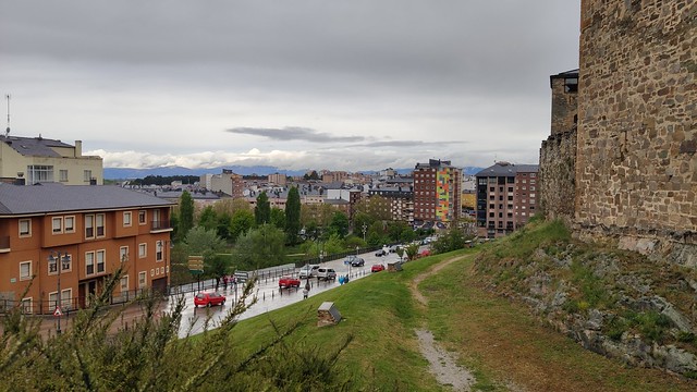 View from Castle of the Knights Templar - Ponferrada,  Castile and León, Spain