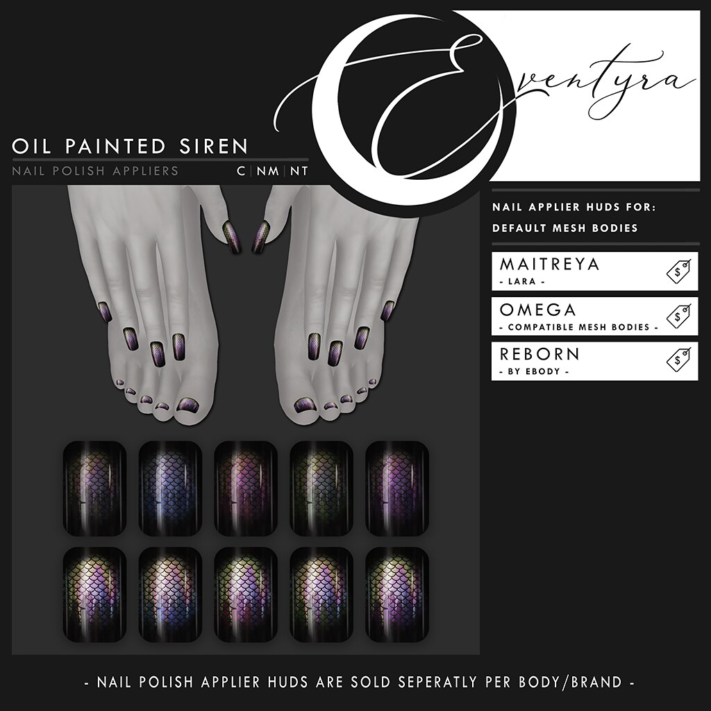 Eventyra – Nail Appliers – Oil Painted Siren