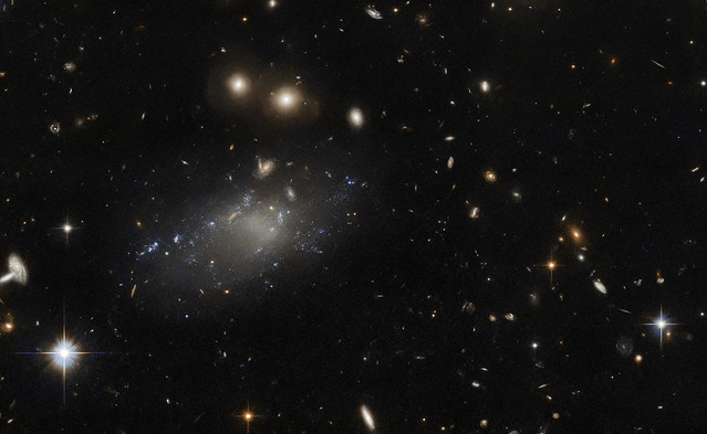 Hubble spies a tenuous diffuse galaxy