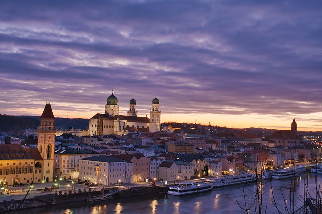 Nacht über Passau