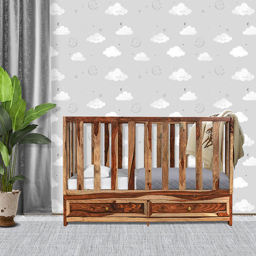 Cribs and Cradles: Buy Sheesham wood Cribs Online at a best price starting from Rs 6656 | Wakefit