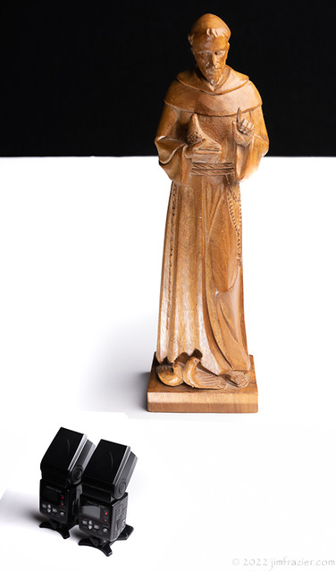 A little known fact about St. Francis of Assisi - he is also the patron saint of speedlights and strobes.