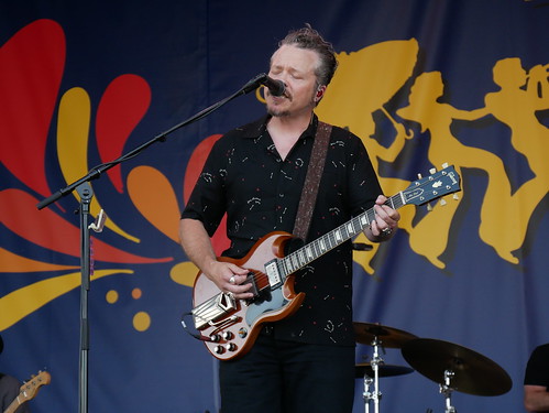 Jason Isbell at Jazz Fest - April 30, 2022. Photo by Louis Crispino.