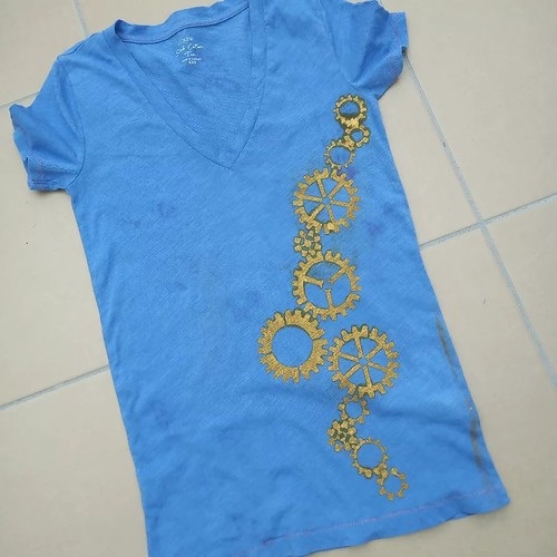 Decorated t-shirt