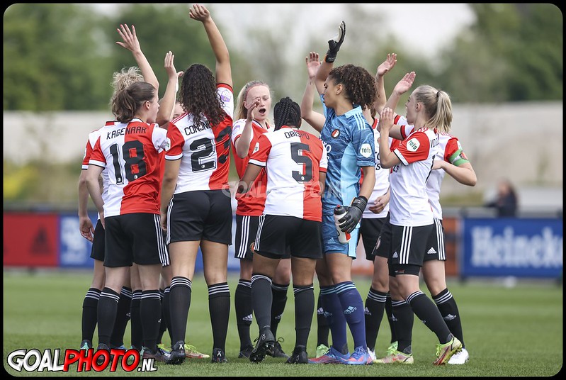 Feyenoord - ADO Den Haag vrouwen 01-05-2022