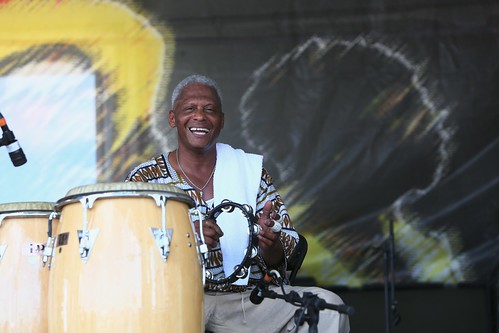 Higher Heights at Jazz Fest - April 30, 2022. Photo by Michele Goldfarb.