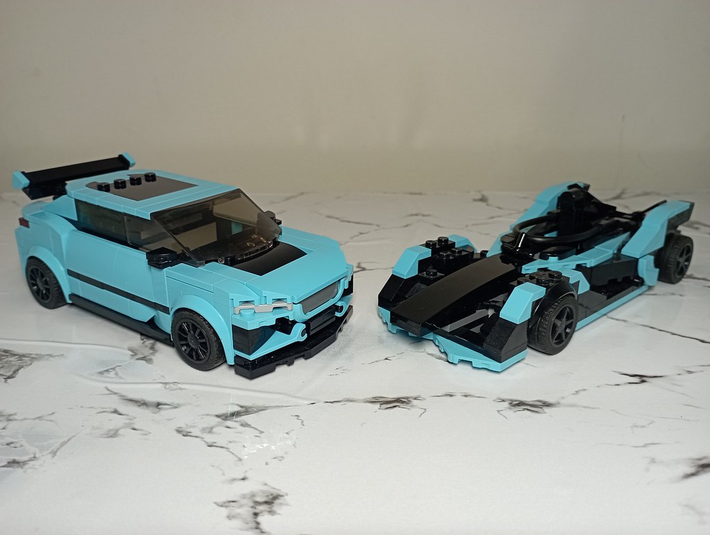 Lego Jaguar  F1 & I-Pace.
