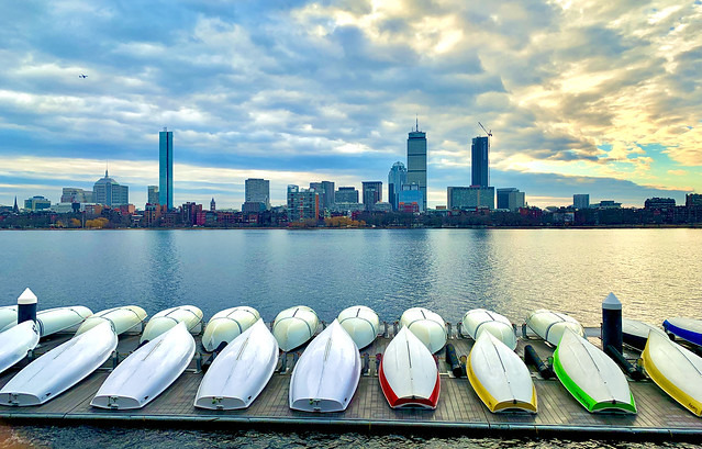 Boston's Back Bay Skyline and the Charles River