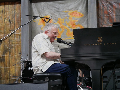 Randy Newman at Jazz Fest on May 1, 2022. Photo by Louis Crispino.