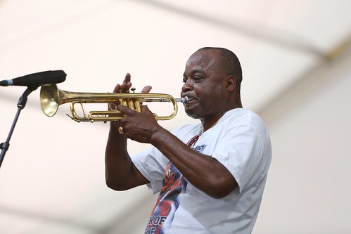 James Andrews & the Crescent City All-Stars at Jazz Fest 2022. Photo by Michele Goldfarb.