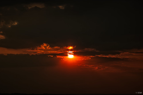canon 760d poland polska bielskobiała sky sun clouds dark orange sunset