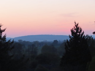 Sunset over Ludlow