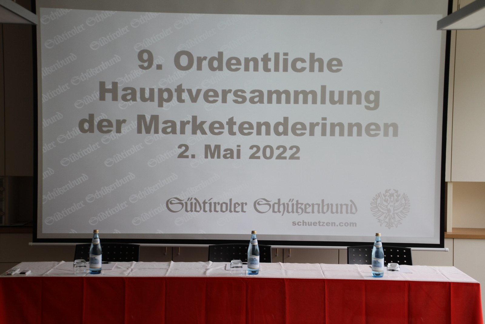 9. Hauptversammlung der Marketenderinnen in Bozen, 02.05.2022