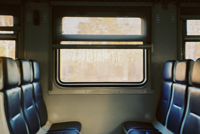 in the train