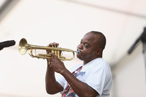 James Andrews & the Crescent City All-Stars at Jazz Fest 2022. Photo by Michele Goldfarb.